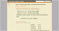 Desktop Screenshot of elkab.sk