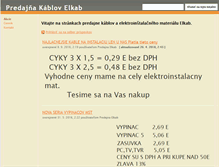 Tablet Screenshot of elkab.sk